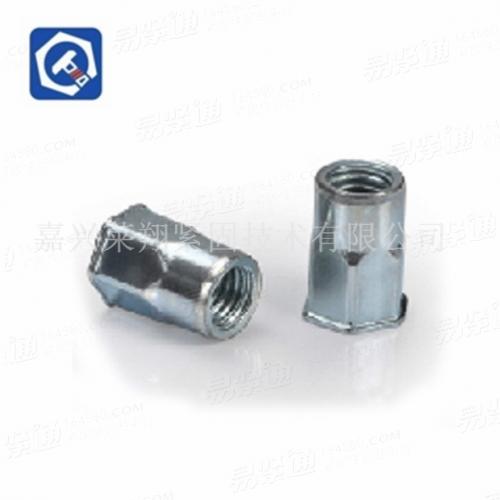 碳钢小头半六角铆螺母可定制