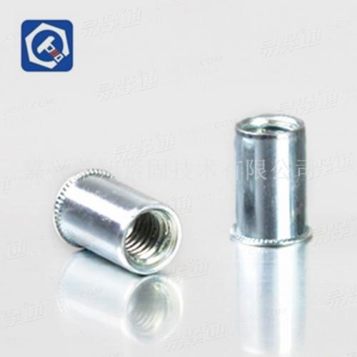 小頭圓柱碳鋼鉚螺母工廠現貨