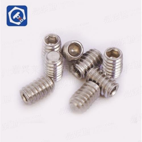 美制内六角平端緊定螺釘 304不鏽鋼無頭止付螺絲