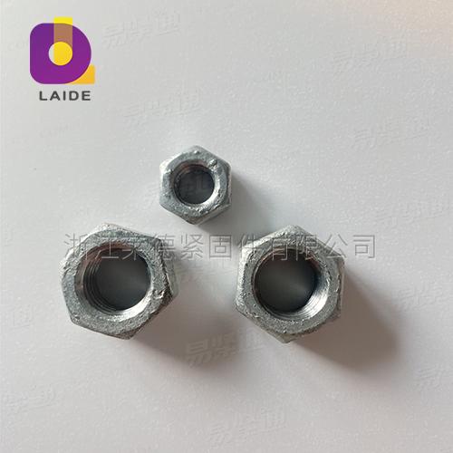 DIN934六角螺母 熱鍍鋅六角螺母