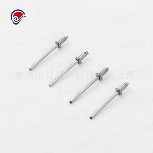 厂家直销Φ3.2*6、Φ3.2*8、Φ4*8、Φ4*10 304不锈钢半钢铆钉 现货充足