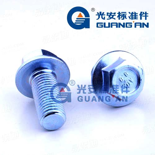 GB5787外六角法蘭面螺栓凹GA法蘭栓