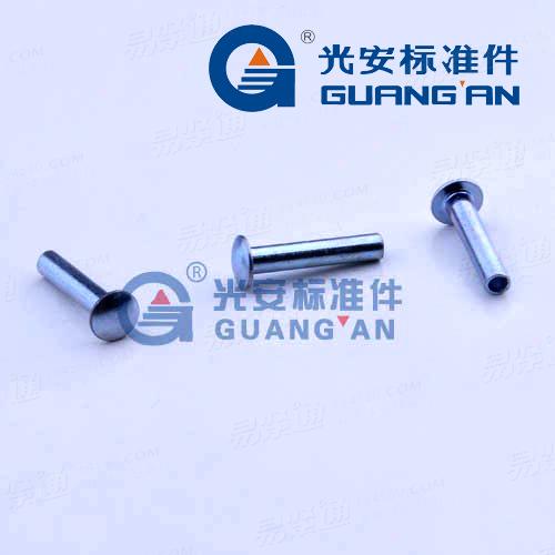 GB873/Q454/GB1014扁圆头半空心铆钉