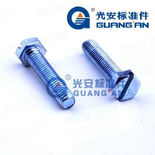 GB29.1六角頭頭部帶槽螺栓六角頭開槽螺栓