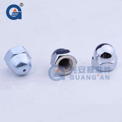 GB923六角蓋形螺母蓋形打孔螺母