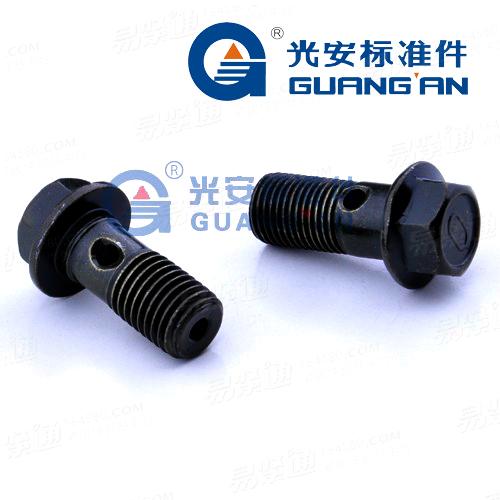 Q818法蘭面油管螺栓打孔法蘭面螺栓碟刹油管螺絲