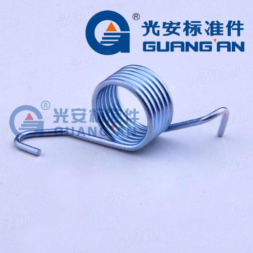 GB2088普通圆柱螺旋拉伸弹簧圆钩环扭中心