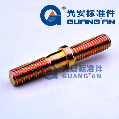 双头螺栓 中间带垫双头螺丝 非标紧固件 双头牙
