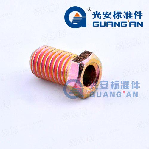 GB2159旋入式螺纹衬套六角通孔螺座