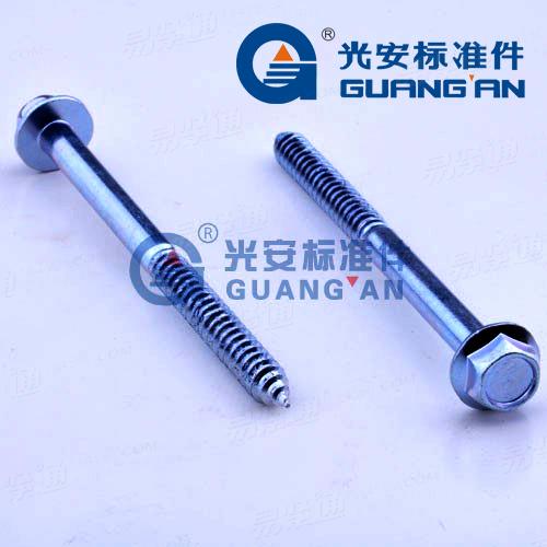 JIS1126六角頭帶介自攻釘凹穴法蘭自攻螺釘碳鋼4.8級