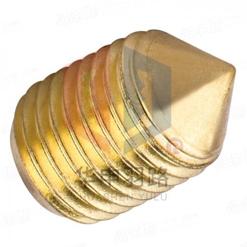 JIS1177黄铜锥端紧定螺钉