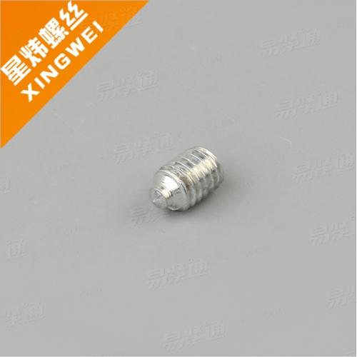 不锈钢紧定螺丝规格加工 GB79内六角圆柱端紧定螺钉标准