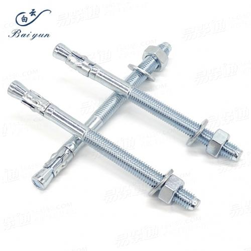 GB22795（LG）车修壁虎 碳钢电梯拉爆膨胀机械螺栓 电镀锌膨胀螺丝