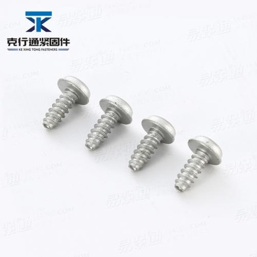 DIN968十字圓頭帶墊平尾自攻螺絲 十字槽半圓頭帶介螺絲釘