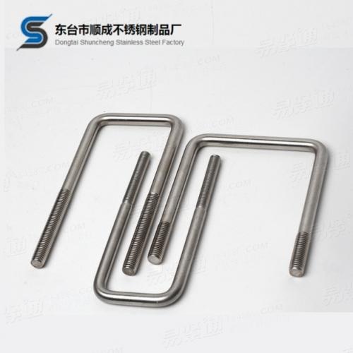 ASME美标 18.31.5【U型螺栓, 方角 (F468, F593, F1554, A307, A193/A193M, A320/A320, SAE J429)】