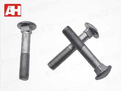 GBT12馬車螺栓 8.8級 達克羅鹽霧500h M16*90圓頭方頸螺栓