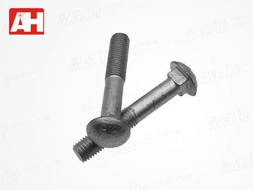 GBT12马车螺栓 8.8级 达克罗盐雾500h M18*100圆头方颈螺栓