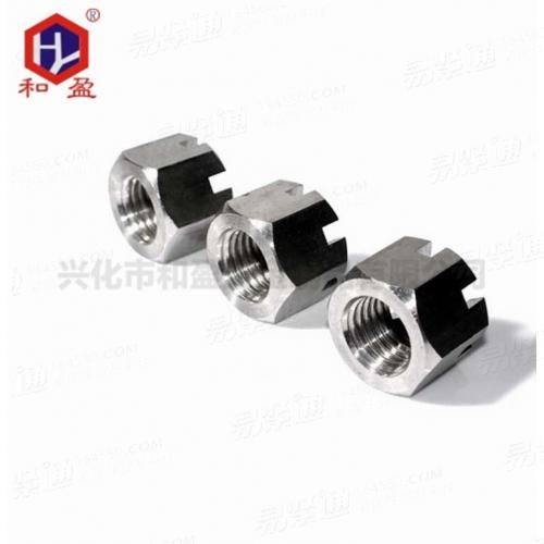 GB9457不锈钢开槽螺母