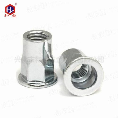 YJT8002平圆头内外半六角铆螺母半六角小沉头铆螺母