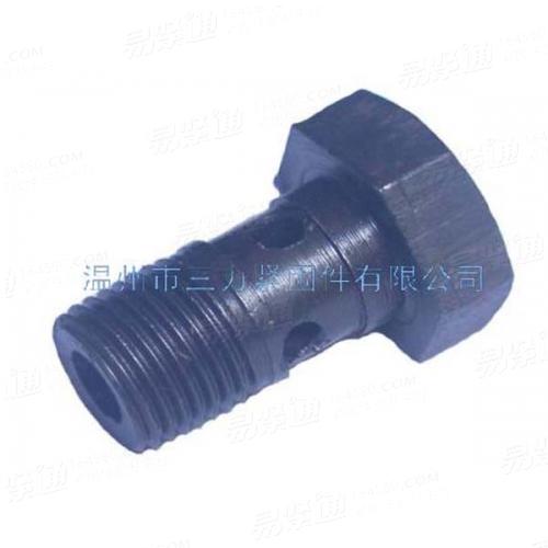 外六角管接頭螺栓 外六角杆部帶孔螺栓