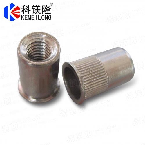 90°小沉頭豎紋拉鉚螺母 M8小沉頭拉帽