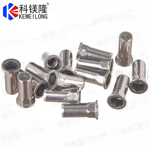 平頭六角盲孔拉鉚螺母