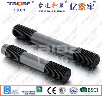 B7雙頭螺栓GB13807.2腰狀杆螺柱連接副 S 型——短螺紋