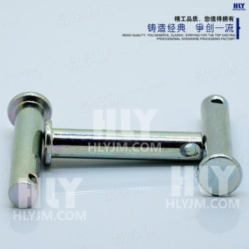 GB882不銹鋼銷軸 平頭帶孔圓柱銷 定位農機用M3-M6