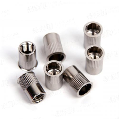 GB17880.4不銹鋼圓柱豎紋小沉頭鉚螺母