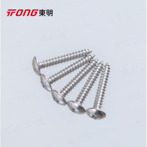 304/316不锈钢十字槽大扁头自攻钉JISB1122T大盘头螺丝ST2.2--6.3