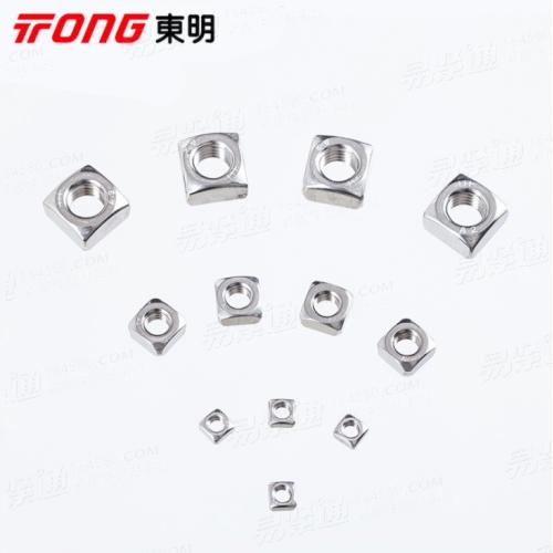 厂家供应304316DIN557-1985不锈钢四方螺母方形螺帽方螺母
