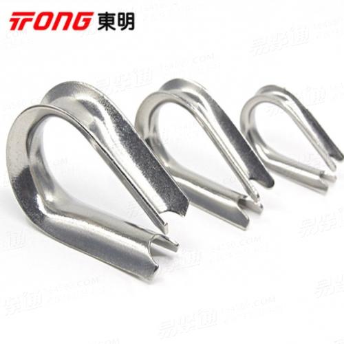 304/316不锈钢套环 鸡心环 钢丝绳套环三角环夸口三角圈套环全套