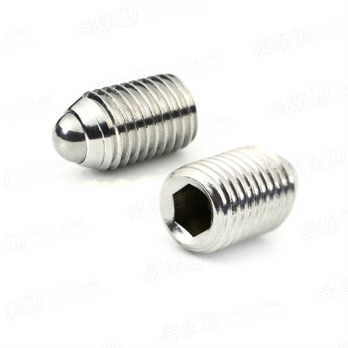 304不锈钢内六角波珠螺丝/波子螺丝/波珠机米/弹簧钢珠紧定螺钉