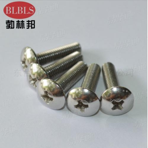304不銹鋼十字槽大扁頭機(jī)螺釘 不銹鋼電子電器螺絲JISB1111緊固件