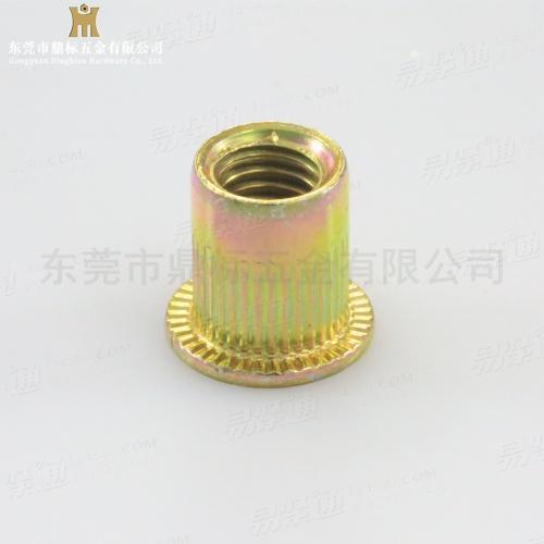 YJT3005滚花平圆头圆柱铆螺母