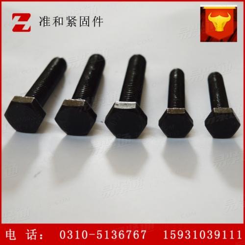 24高强度螺栓 氧化发黑 8.8级外六角螺栓 全牙螺丝GB9125.1