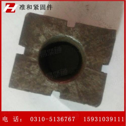 非标 异型螺母 本色方螺母 开槽空顶