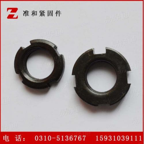 GB812圆螺母发黑圆形 止退螺母