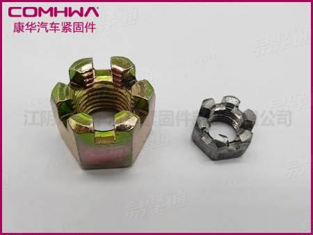 Q381六角開槽螺母細牙普通螺紋M24*2、M14*1.5
