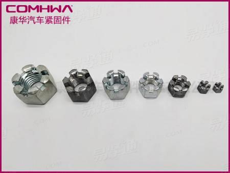 DIN935六角开槽螺母M20、M16、M14、M12、M10、M6、M5