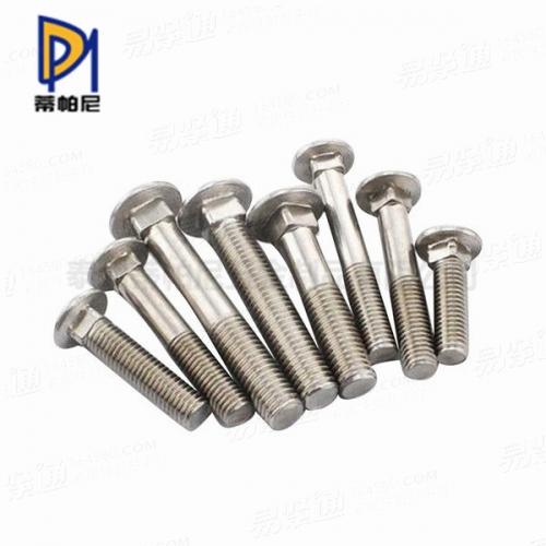 GB14不鏽鋼大半圓頭方頸螺栓 不鏽鋼馬車螺栓