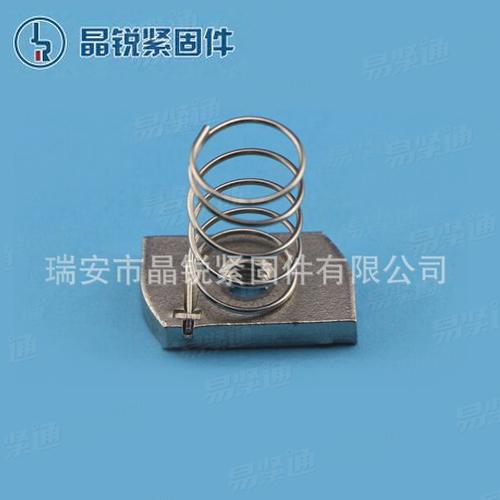 YJT3020 美标大型不锈钢圆形弹簧螺母块 A4-70精密环弹簧螺母厂家批发M3-M48