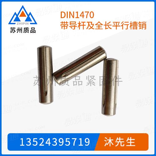 DIN1470带导杆及全长平行槽销GB13829.1、ISO8739、ISO8740、ASME/ANSI B 18.8.100M (B18.8.9M T3)、EN 28740、NF E 25-761