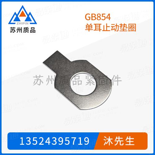 GB854單耳止動墊圈GB855、DIN463、DIN93、CNS4645
