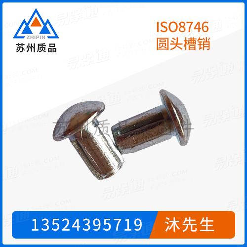 ISO8746圆头槽销GB13829.8、GB13829.3、DIN1476、ASME/ANSI B 18.8.100M、EN 28746、NF E 25-766