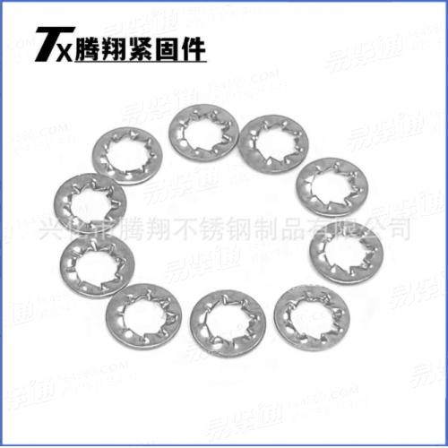 304不銹鋼國標GB861.2內(nèi)鋸齒鎖緊墊圈防松防滑墊片M3M4M5M6-M20mm