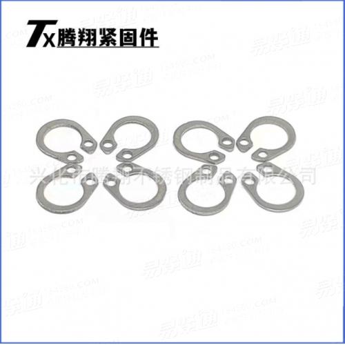 304不銹鋼國標GB894.1軸用擋圈外卡C型彈性卡簧M6M8M10M12M13-M70