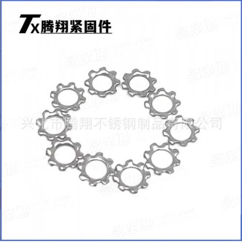 304不銹鋼國標(biāo)GB862.1外齒鎖緊墊圈防松防滑墊片M3M4M5M6M8-M20mm