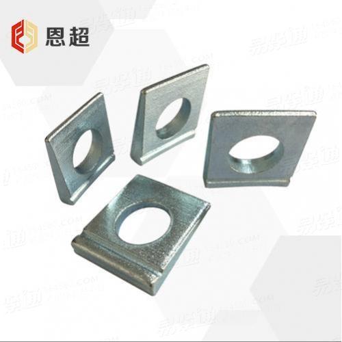 DIN德标 6917 - 1989 【鋼結構工字鋼用高強度螺栓連接用方形墊圈】