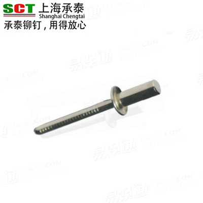 GB12615.2 - 2004 封閉型平圓頭抽芯鉚釘 30級 鋼制